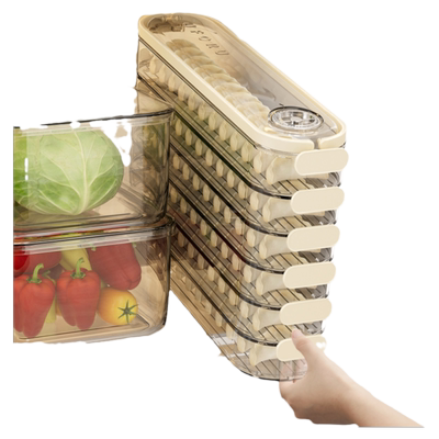 饺子收纳盒冰箱用密封保鲜