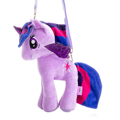 正版小马宝莉毛绒公仔玩具紫悦