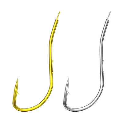双背刺付流线鱼钩长柄沙尖鱼钩