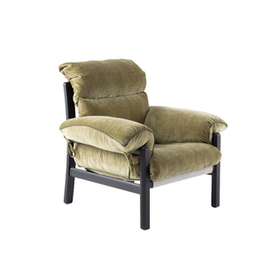 时影休闲椅 致家家居 |复古单人实木休闲椅家用单人位靠背懒人椅