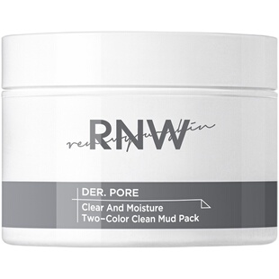韩国rnw双色泥膜深层清洁毛孔补水保湿控油去黑头粉刺涂抹面膜