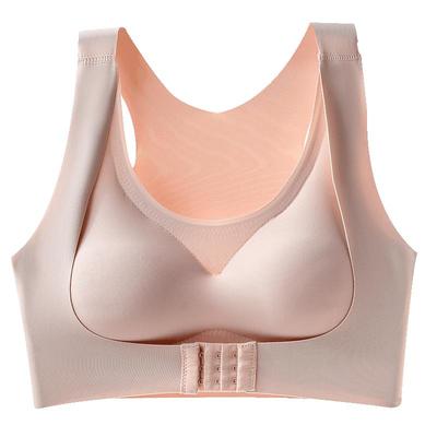 无痕运动内衣女小胸聚拢收副乳防下垂无钢圈美背抹胸背心式文胸罩
