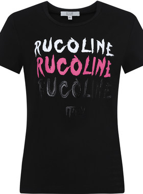 RUCOLINE女士字母印花短袖T恤
