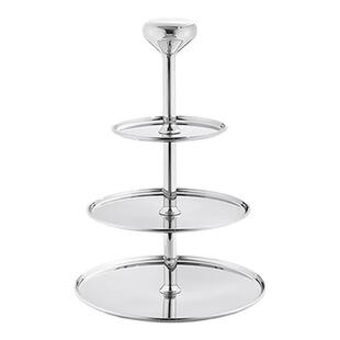 Georg Jensen 乔治杰生ALFREDO 多层甜点托盘蛋糕盘点心盘摆件