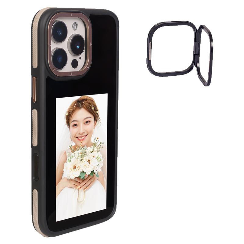 苹果高清墨水屏手机壳适用于iPhone16/15/14/13Pro Max NFC智能个性DIY水墨屏防指纹投屏手机壳