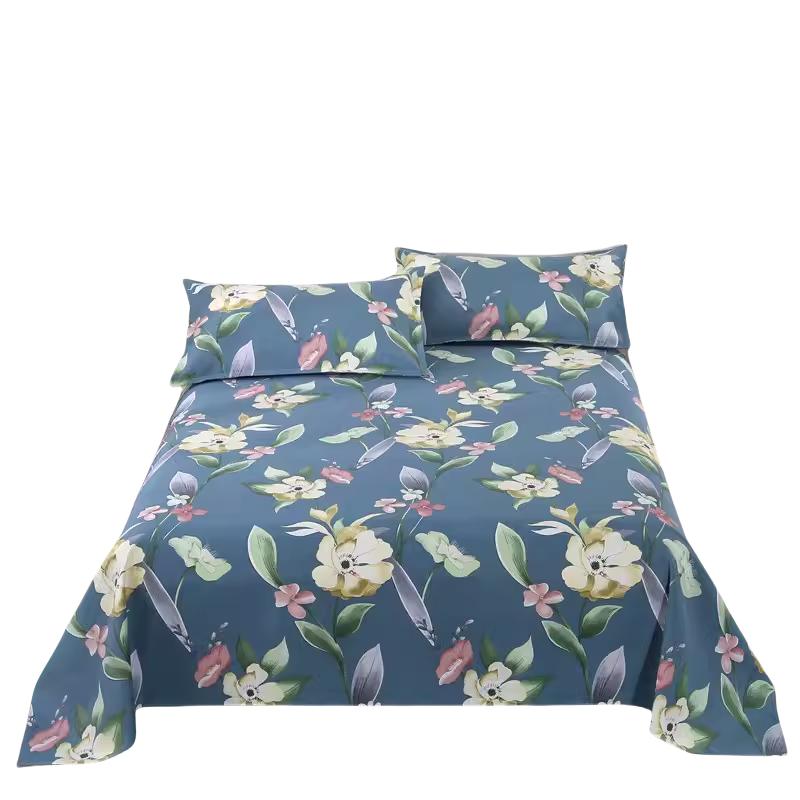 加厚纯棉老粗布床单帆布被单双人床单单人宿舍学生大床睡单三件套