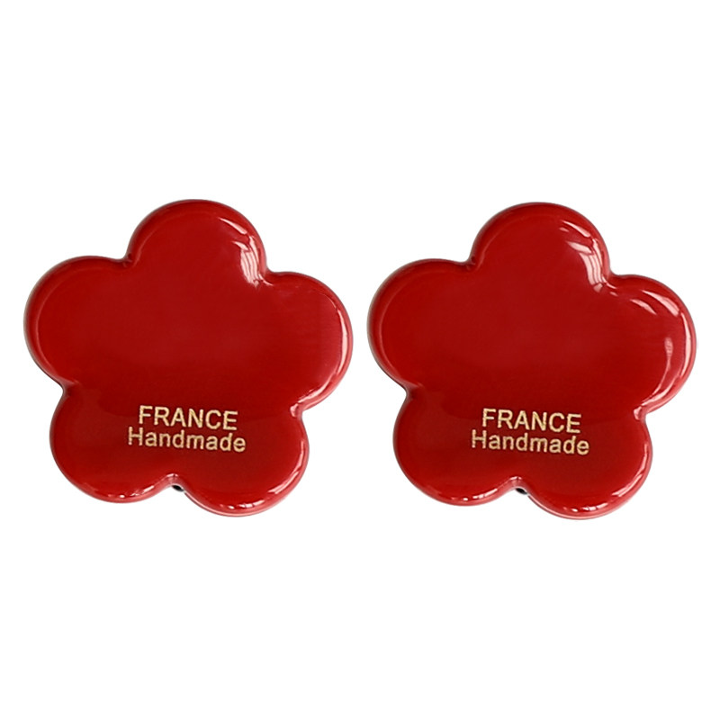 韩国进口France彩色花朵小发夹洋气减龄刘海抓夹碎发边夹顶夹头饰