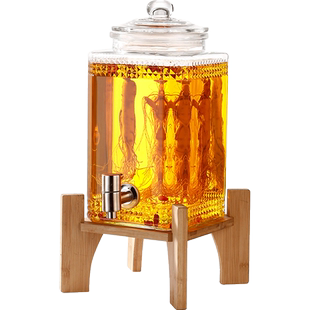 泡酒玻璃瓶家用高档密封带龙头专用酒瓶药酒罐酒缸酒坛10斤装酒桶