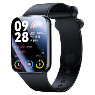 闪魔适用小米手环10/9pro保护膜红米watch6手表膜watch5新款nfc版S4钢化膜8代智能sport全屏防爆全包4软贴膜