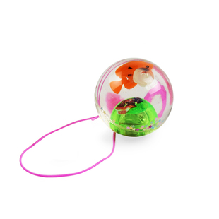 橡皮球弹力球硅胶儿童弹球玩具跳跳球会亮的玩具发光球无毒水晶珠