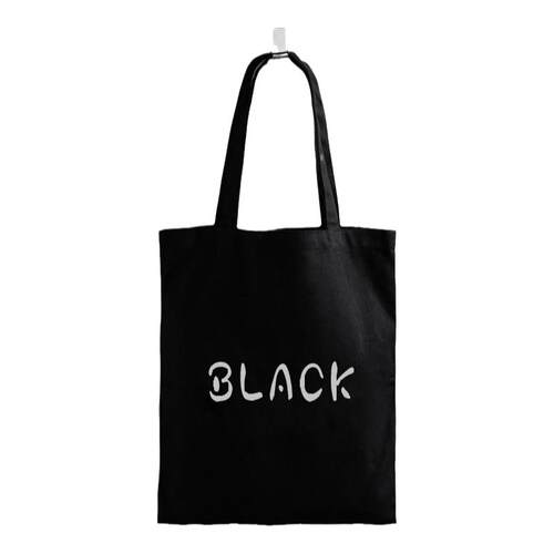 DIY来图定制定做照片文字单肩帆布包黑色手提环保帆布袋子大容量