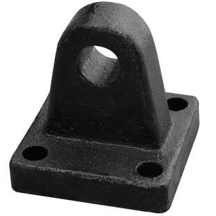 SC标准气缸附件支架固定安装板底座CA单耳环CB双耳环方形法兰板FA