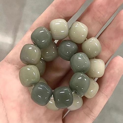 盘珠手串菩提根盘玩佛珠文玩渐变气质手捻绕指柔女子款手持男学生