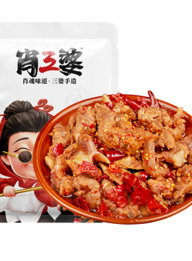 肖三婆椒香粒粒鸭150g