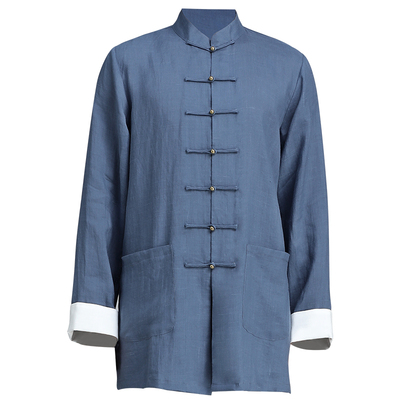 2025新款国风太极服男佰分佰苎麻