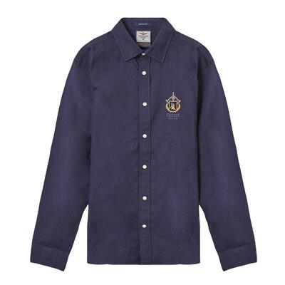 AeronauticaMilitare男长袖衬衫