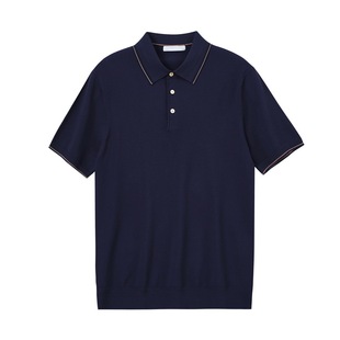 JSSD HOMME 夏季男士短袖POLO衫针织透气通勤简约休闲翻领T恤男