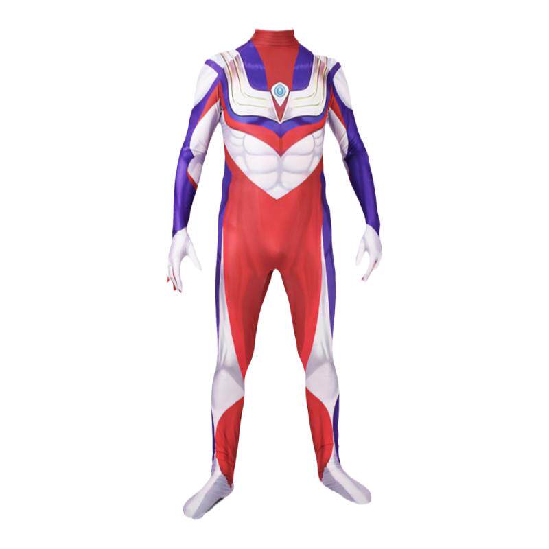 动漫成人儿童扮演咸蛋超人迪迦凹凸曼连体紧身衣宇宙英雄Cosplay