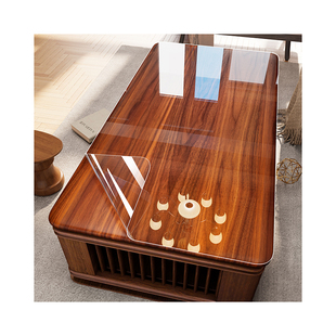 家具贴膜耐高温防烫茶几灶台实木餐桌子大理石岩板桌面透明保护膜