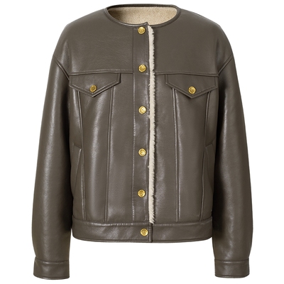 【商场同款】诗凡黎美拉德短外套2024春新款甜酷上衣女3EC210581