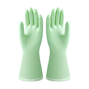 云蕾洗碗手套家务厨房耐用型女加厚橡胶乳胶清洁刷碗洗衣春夏薄款