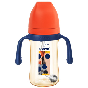 恩尼诺奶瓶六个月以上宝宝防摔鸭嘴ppsu防胀气重力球1岁以上大龄