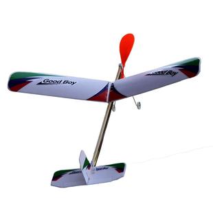 小中学生自制橡皮筋动力飞机滑翔机模型科技运动会比赛拼装航模