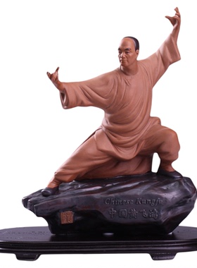 黄飞鸿功夫陶瓷摆件设直销工艺品