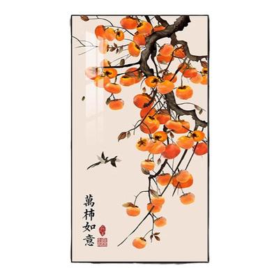 玄关新中式走廊过道尽头墙壁画