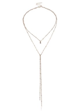 欧美韩国超细流苏多层毛衣链