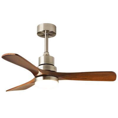 箭牌胡桃木色直叶吊扇灯风扇灯