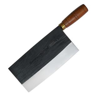 广州双狮菜刀片刀切菜切肉切片不锈钢锻打刀具木柄超快锋利厨师用