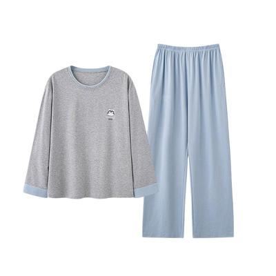 猫人纯棉睡衣女春秋季家居服套装