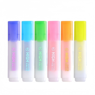 笔记荧光笔糖果色标记笔学生记号笔彩色粗划重点韩国小清新荧光笔