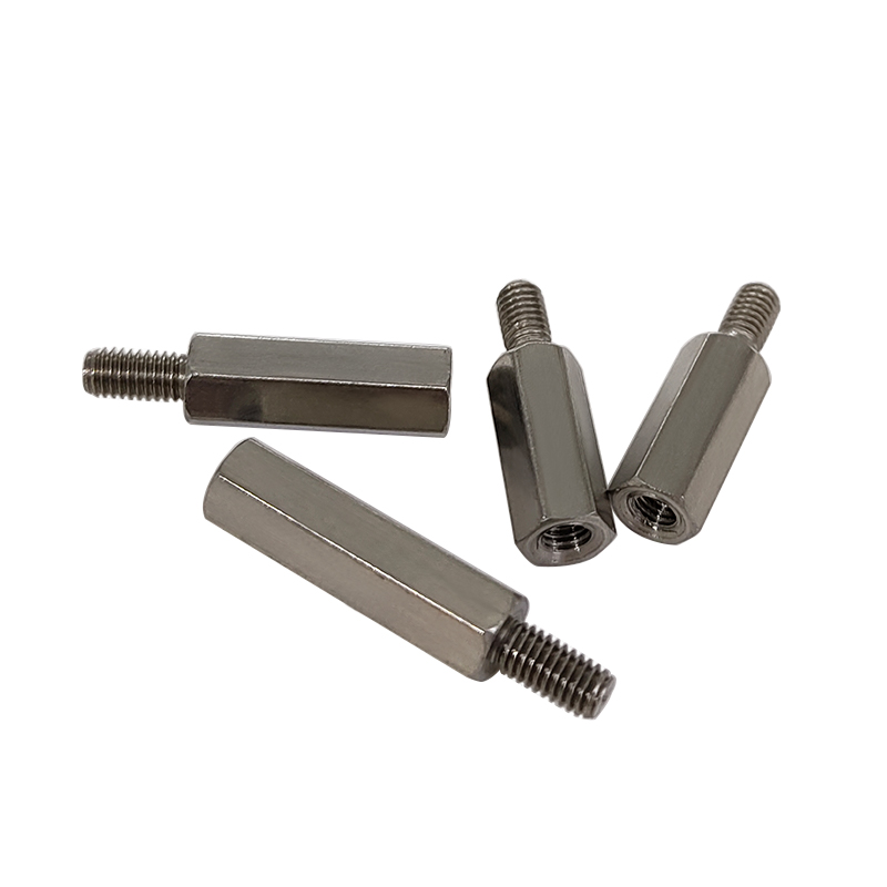 M2.5*L+3+5+6不锈钢304六角接线柱隔离柱阴阳螺柱单通内外牙柱