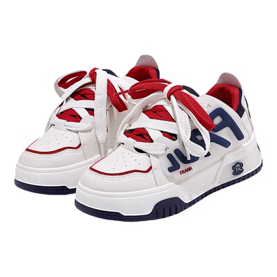 大嘴猴秋冬爆款加绒多巴胺板鞋