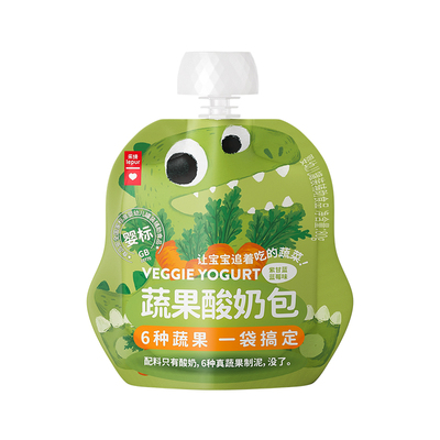 乐纯婴标蔬果酸奶包80g