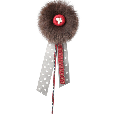 奇趣毛绒胸花多种材质胸针