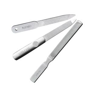 指甲锉不锈钢双面修脚锉刀灰厚指甲打磨器磨砂条美甲修指甲工具