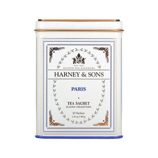 香港直发Harney Sons哈尼桑尔丝进口英式早餐红茶茶包20包/40g