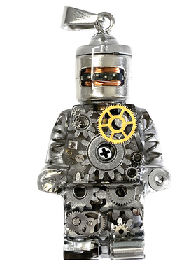 NPstudio原创手工齿轮乐高形项链