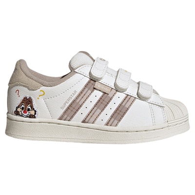 Adidas阿迪达斯小童迪士尼联名蒂蒂魔术贴贝壳头运动板鞋IH3499