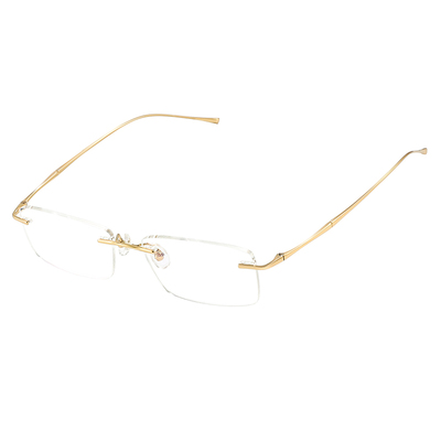 超轻纯钛无框近视眼镜可配度数