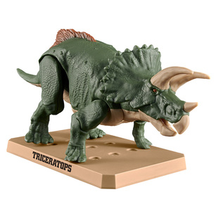 万代拼装模型 暴龙 霸王龙 三角龙 含骨架化石 仿真恐龙塑料摆件