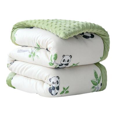 婧麒婴儿被子A类纯棉豆豆被盖毯
