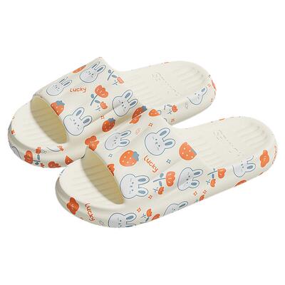 红豆拖鞋女士夏季外穿2025新款家居室内防滑eva软底静音凉拖鞋男