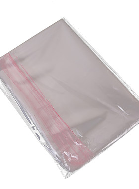 OPP不干胶自粘袋 A4纸挂历包装袋现货 拖鞋透明塑料袋 8丝25*34cm