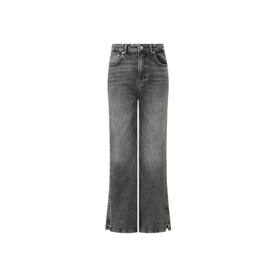 【惊喜特惠】M05CH1N0 JEANS  女士徽标贴布弹力牛仔喇叭裤