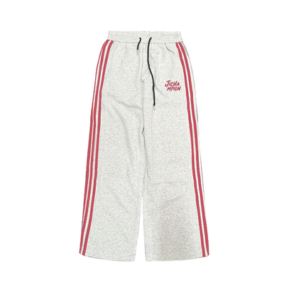 季冠军2025新款三条杠加厚棉卫裤