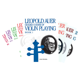 小提琴演奏分级课程 全套共一至八卷 费舍尔原版乐谱书 Graded Course of Violin Playing Book 1-8